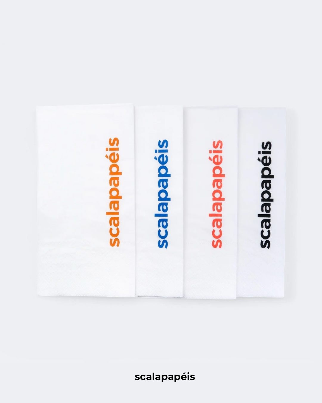 Sachês de papel Scala em diferentes cores